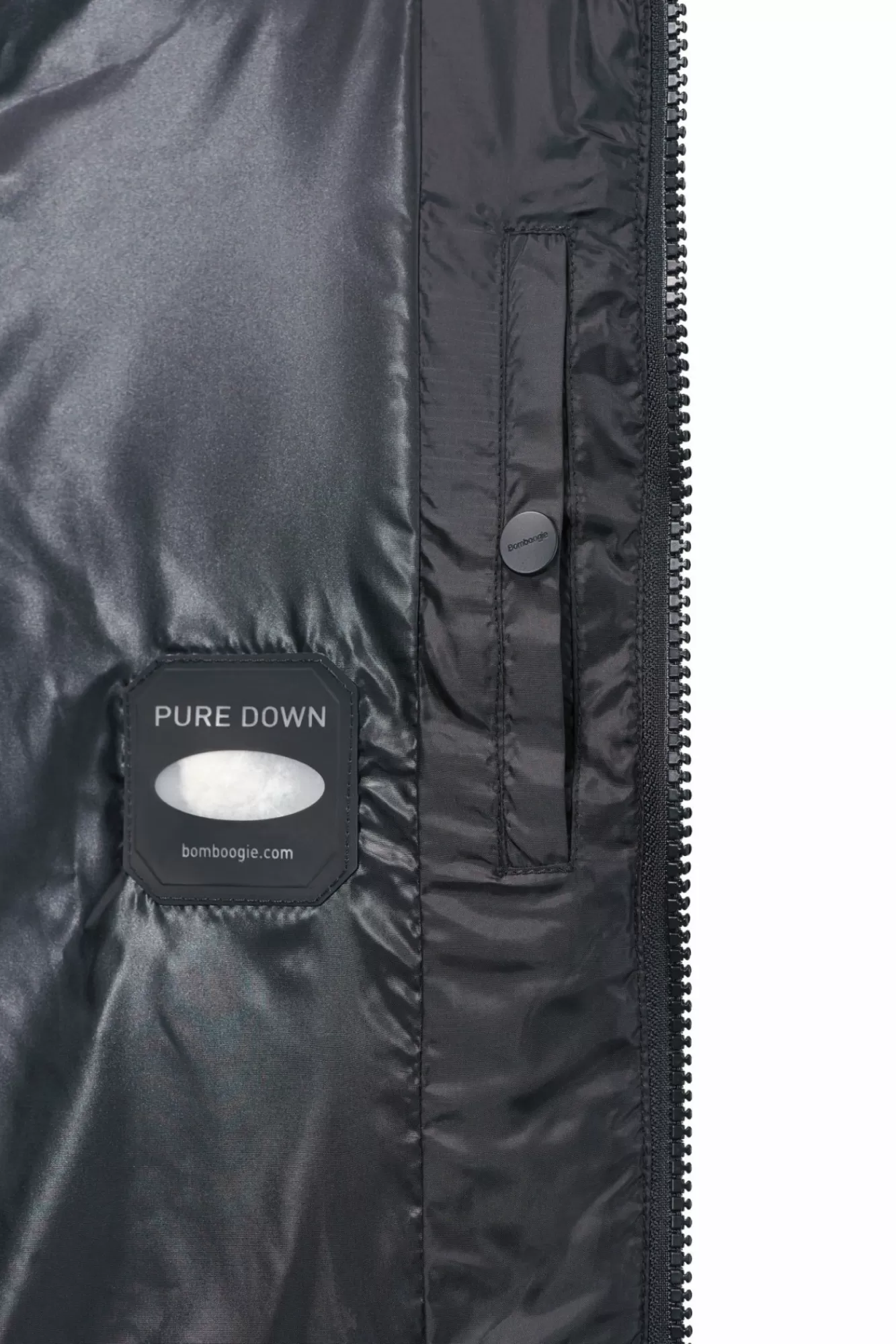Bomber Imbottito In Piuma Con Bordo In Pelliccia Folta>Bomboogie Outlet