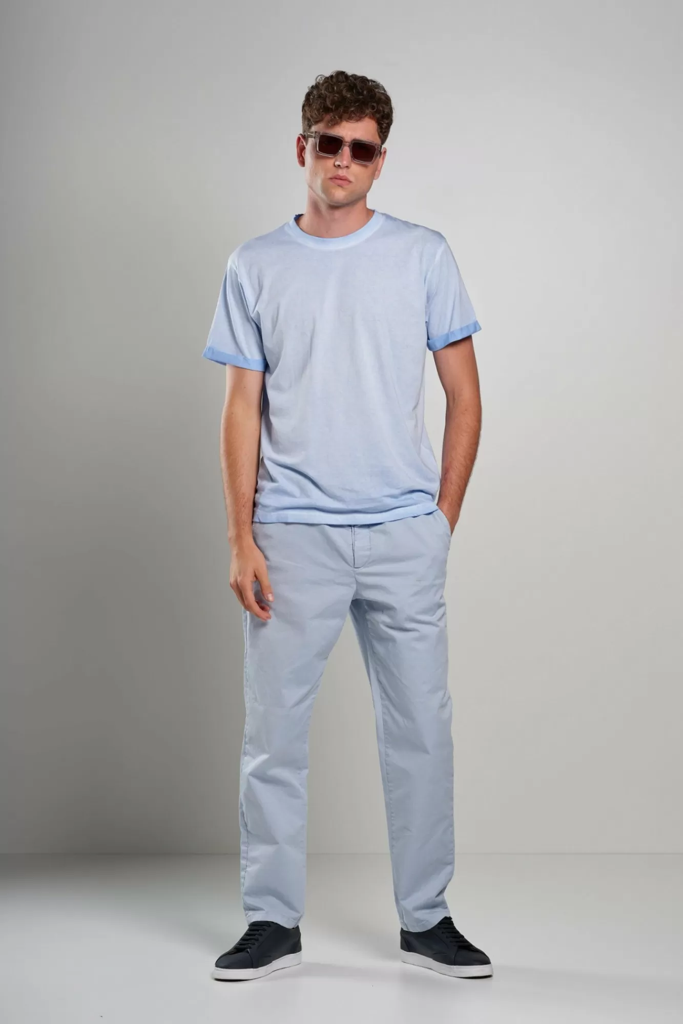 T-Shirt A Manica Corta In Cotone Tinto A Freddo>Bomboogie Clearance